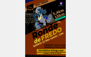 Ronde de Frédo clôture des inscriptions le 22 Mai 2026